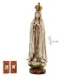 Virgen de Fatima Madera Vieja 20 cm