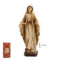 Virgen de la Milagrosa Madera Clara 20 cm