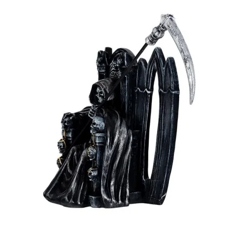 Santa Muerte Sentada Negra 15 cm | Tienda Esotérica Changó