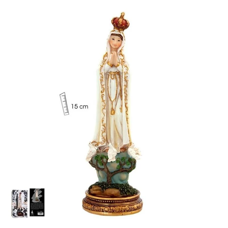 Virgen de Fatima 15 cm