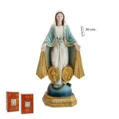 Imagen Virgen de la Milagrosa Rayos 20 cm