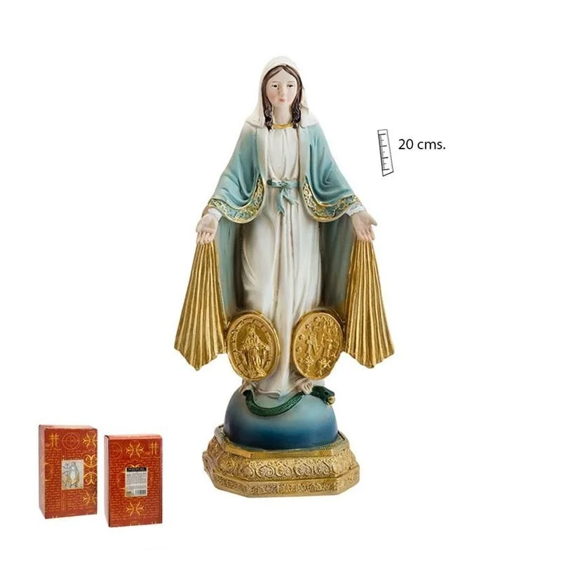 Virgen de la Milagrosa Rayos 20 cm