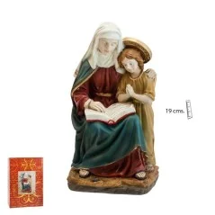 Imagen Santa Ana Con Virgen Maria 19 cm