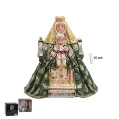 Imagen Virgen de los Reyes Verde 10 cm