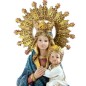 Virgen con Niño Base 40 cm