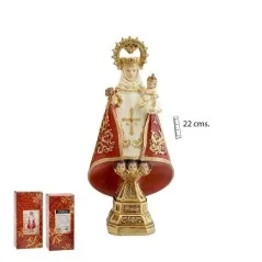 Imagen Virgen Covadonga Roja 22 cm