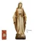 Virgen de la Milagrosa Madera Clara 30 cm
