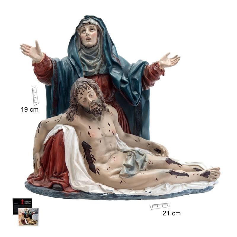 Virgen de la Piedad 19 cm