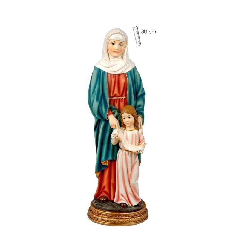 Santa Ana Con Virgen Maria 30 cm