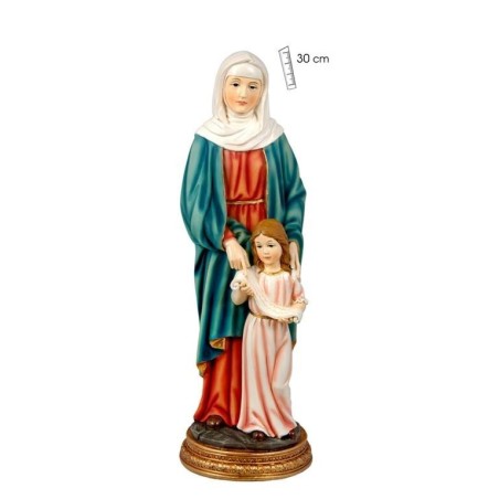 Santa Ana Con Virgen Maria 30 cm
