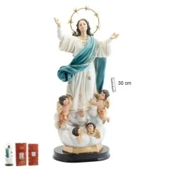 Imagen Virgen Inmaculada Corona Metal 30 cm