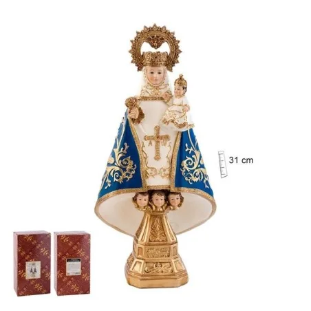 Virgen Covadonga Azul 30 cm