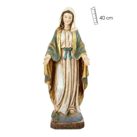 Virgen de la Milagrosa Madera Vieja 40 cm