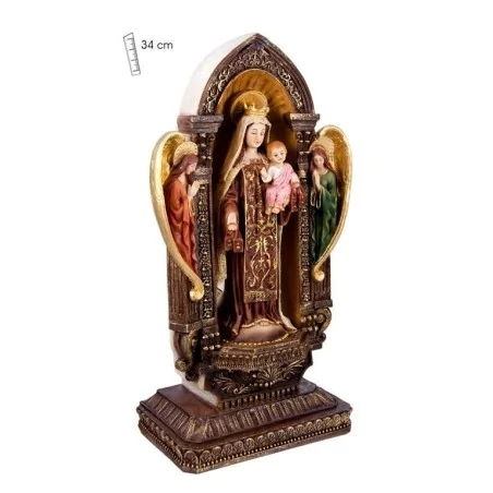 Virgen del Carmen en Hornacina 34 cm