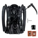 Figura Santa Muerte Negra Sentada con Guadaña | 8435266026020 | Tienda Esotérica Changó