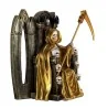 Santa Muerte Sentada Dorada 46 cm | Tienda Esotérica Changó