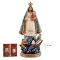 Imagen Virgen Caridad del Cobre 40 cm