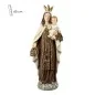 Virgen del Carmen Madera Vieja 65 cm
