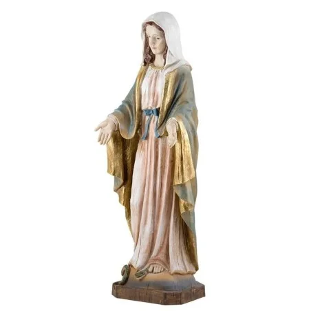 Virgen de la Milagrosa Madera Vieja 65 cm | Tienda Esotérica Changó