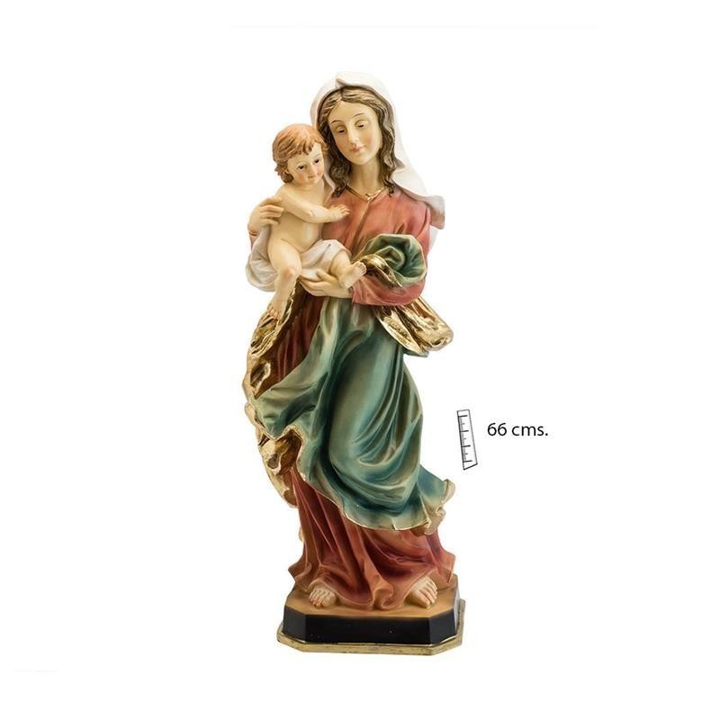 Virgen con Niño 66 cm