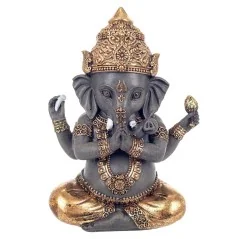 Figura Ganesha Sentada 14,5 cm