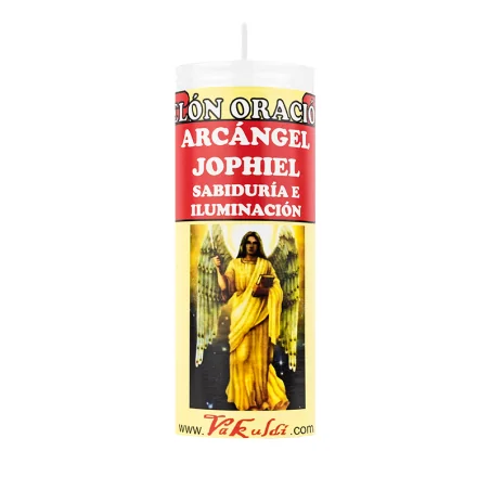 Velón Oración Arcángel Jophiel - Sabiduría e iluminación | Vakuldi | Tienda Esotérica Changó