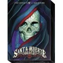 Santa Muerte Oracle - Fabio Listrani | El Oráculo de la Santa Muerte de Fabio Listrani es una baraja de tarot en modo esotérico que ofrece un viaje a través de la imaginería colorida, macabra y misteriosa de la Santa Muerte. La baraja está compuesta por 4 juegos de 8 cartas, que crean cuatro mundos diferentes para explorar a través de un camino de comprensión, creación consciente y purificación espiritual. Cada carta está bellamente ilustrada con una imagen única y representa una etapa en el viaje espiritual del usuario. La guía incluida proporciona instrucciones detalladas para el uso de las cartas y también ofrece interpretaciones para cada una de ellas. Es una herramienta accesible para cualquier persona que busque una guía espiritual en su vida y una excelente adición a cualquier colección de tarot. Tienda Esotérica Changó