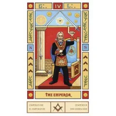 Masonic Tarot - Patricio Díaz Silva - El Emperador - Tarot Masónico