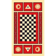 Masonic Tarot - Patricio Díaz Silva - Trasera - Tarot Masónico