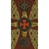 Knights Templar Tarot - Tarot Caballeros Templarios - Floreana Nativo - Franco Rivolli - Trasera