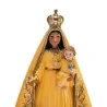 Virgen Caridad del Cobre - Manto Amarillo 30 cm | La Virgen Caridad del Cobre con manto en amarillo es una figura de resina de 30 cm de altura que representa a la Patrona de Cuba. Se celebra el 8 de septiembre y es importante para los católicos y otros devotos de la Virgen. La figura está asociada con la diosa Ochún en la religión sincrética de la santería, y es a menudo representada con elementos como el color amarillo y símbolos de la naturaleza. La figura de la Virgen está hecha de resina, un material resistente y duradero, y es detallada y bien acabada, presentando a la Virgen vestida con un manto amarillo que simboliza la luz y la esperanza. Esta figura es un regalo popular y un objeto de devoción para muchos creyentes, quienes creen que la presencia de la Virgen Caridad del Cobre en sus vidas puede traer bendiciones y protección divina. | Tienda Esotérica Changó