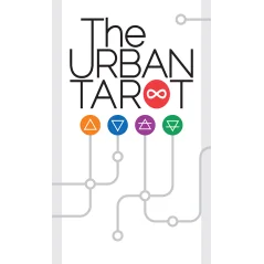 The Urban Tarot - Robin Scott | The Urban Tarot es una baraja de tarot creada por la artista Robin Scott como un homenaje amoroso a la ciudad y a sus diversos habitantes. Diseñada para ayudar a los buscadores de la verdad y la magia del siglo XXI a navegar por la complejidad de la vida urbana, esta baraja de 78 cartas presenta una visión única del tarot que combina antiguos símbolos con elementos modernos. Cada carta de la baraja presenta una imagen cuidadosamente diseñada que captura la energía y la esencia de la vida urbana, desde el tráfico y los rascacielos hasta la música y los olores de la ciudad. El mazo incluye una guía de 84 páginas que ofrece información y comprensión de los desafíos de la vida urbana, y el libro incluye comentarios personales del artista sobre las personas y los eventos que inspiraron la baraja. | Tienda Esotérica Changó