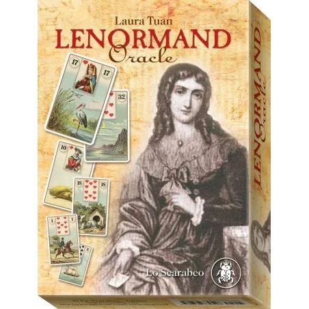 Oraculo Lenormand - Laura Tuan | El Oráculo de Lenormand de Laura Tuan es una baraja de tarot con 36 figuras que tiene un gran encanto gracias al poder sugerente de sus símbolos, cuyos significados se pueden aprender fácilmente siguiendo las reglas establecidas por Marie Anne Lenormand, la adivina de Napoleón Bonaparte. Esta baraja es una de las más populares en el mundo de la cartomancia y es ideal para principiantes y expertos en la adivinación. Las figuras de la baraja incluyen el Sol, la Luna, las Estrellas, el Árbol, la Casa, la Serpiente, el Ancla, el Corazón, el Barco, la Torre, el Jardín, el Pescado, la Cruz, el Hombre y la Mujer, entre otros. El Oráculo de Lenormand de Laura Tuan es una herramienta esencial para aquellos que desean explorar su futuro y encontrar respuestas a sus preguntas más importantes. Tienda Esotérica Changó