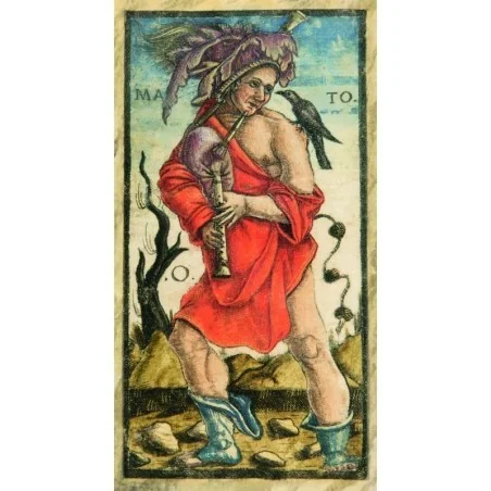 Tarot Sola Busca - Ferrara - XV Century - Edicion Limitada de 2999 copias | El Tarot Sola Busca - Ferrara - XV Century es una baraja de tarot para coleccionistas, que forma parte de la colección Anima Antiqua de Lo Scarabeo. Es una de las barajas más antiguas jamás creadas y es reconocida por su simbología alquímica y por haber inspirado muchos de los arcanos menores de la baraja Rider Waite Smith. La baraja ha sido reproducida con precisión filológica y es una verdadera obra de arte y una pieza única en la historia del tarot. La edición es limitada a 2999 ejemplares y cada carta ha sido cuidadosamente diseñada y producida con materiales de alta calidad para asegurar la durabilidad y belleza de la baraja a lo largo del tiempo. Si eres un amante del tarot y la historia, esta baraja es una adición imprescindible a tu colección. | Tienda Esotérica Changó