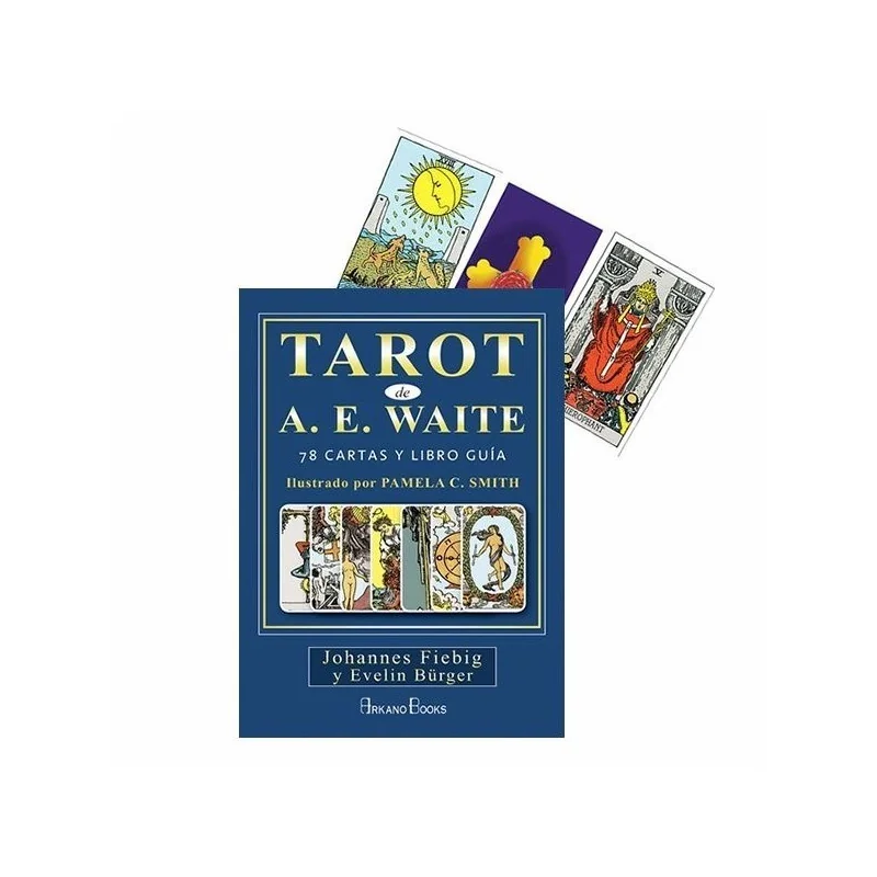 Tarot de AE Waite: 78 cartas y libro guía