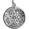 Amuleto Plata Ojo que Todo lo Ve con Tetragramaton 3.5 cm | Tienda Esotérica Changó