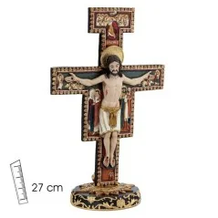 Cristo vivo en Cruz de San Dámian 27 cm | Tienda Esotérica Changó