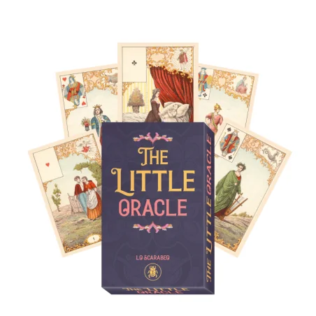 Caja de The Little Oracle con varias cartas desplegadas | Tienda Esotérica Changó