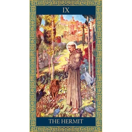 Carta El Ermitaño número 9 del Tarot Cuentos y Leyendas | Tienda Esotérica Changó