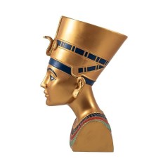 Busto de Nefertiti en Dorado 25 cm