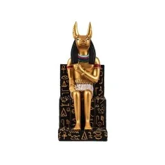 Dios Anubis Entronado 16 cm | 8435266232421 | Tienda Esotérica Changó