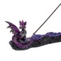 Portainciensos con Dragón Púrpura 32 cm
