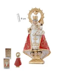 Virgen Covadonga Roja 9 cm | Tienda Esotérica Changó