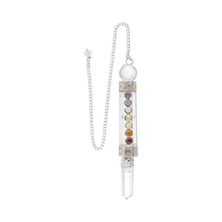 Péndulo Generador con Cuarzo con Chakras | Tienda Esotérica Changó