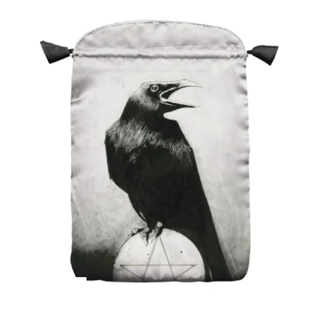 Bolsa Tarot Crows - Seda 23 x 16 cm
