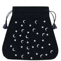 Bolsa Tarot Estrellas y Lunas - Terciopelo 20 x 20 cm | Lo Scarabeo | 9788865276259 | Tienda Esotérica Changó