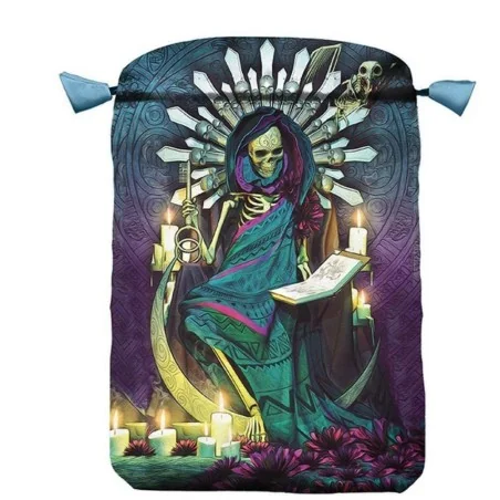 Bolsa Tarot Santa Muerte - Seda 23 x 16 cm | Lo Scarabeo | 9788865274941 | Tienda Esotérica Changó