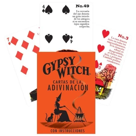 Spanish Gypsy Witch Cartas De La Adivinación (Spanish Edition)