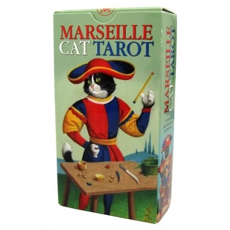 Tarot Marseille Cat (6 Idiomas Instrucciones) (EN-FR) (SCA) | Tienda Esotérica Changó
