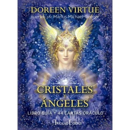 Oraculo Cristales y Angeles (Libro + 44 Cartas)(AB)(ES)Doreen Virtue y Marius Michel-George | Tienda Esotérica Changó